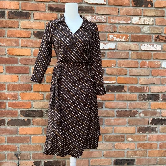 attention | Dresses | 9s Does 70s Wrap Dress | Poshmark